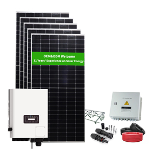 Precio al por mayor <span class=keywords><strong>6KW</strong></span> 6KVA <span class=keywords><strong>Inversor</strong></span> solar híbrido en la azotea de la red en el sistema solar de la red Sistema de energía solar con conexión a la red - Product Image 3