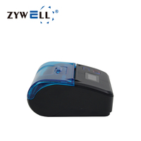 Impresora Térmica Portátil Inalámbrica Zywell de 80 mm, Impresora de Recibos Móvil con Bluetooth y Wifi