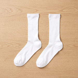 Calzini da donna bianchi, spessi, trasparenti, alla caviglia, traspiranti, lavorati a maglia, tinta unita, per uso quotidiano, stile classico, estivi - Product Image 3