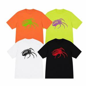 Custom Wholesale Cotton Streetwear <b>Y2K</b> Grunge Cobweb Graphic Print Boxy Fit Oversized Men's T-<b>shirt</b> for Men - Product Image 1