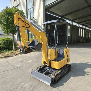 Mini-excavatrice sur chenilles fiable de 1,2T avec cage de sécurité ROPS FOPS et auvent pour la protection du conducteur – Matériel de construction - Product Image 2