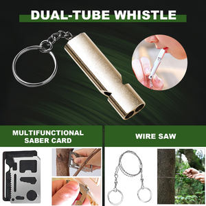Kit <span class=keywords><strong>de</strong></span> supervivencia profesional para exteriores Chongfu, equipo y equipo <span class=keywords><strong>de</strong></span> emergencia con aleación <span class=keywords><strong>de</strong></span> plástico para senderismo y aventuras al aire libre - Product Image 5