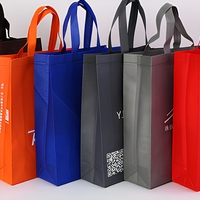 Sacs cadeaux non tissés écologiques très demandés, sacs fourre-tout réutilisables en PP non tissé colorés, sacs recyclés pour événements