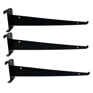 Cửa Hàng Lịch Thi Đấu Màu Đen 305Mm Duy Nhất <span class=keywords><strong>Prong</strong></span> Meshwall Hiển Thị Chrome Kim Loại <span class=keywords><strong>Gridwall</strong></span> Móc - Product Image 6