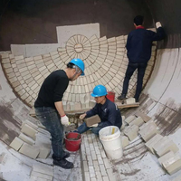 Tuiles réfractaires en céramique résistantes à la corrosion acide Rongsheng, briques anti-acide haute résistance pour la revêtement des réservoirs acides