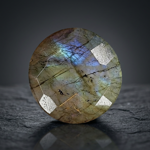 Cabujones de Labradorita Gris Natural Multifuego, Piedras Preciosas Sueltas, Certificadas por Terceros, Venta al por Mayor, Gopika Exports, para Fabricación de Joyería - Product Image 1