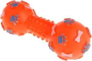 Jouets à mâcher pour chien en caoutchouc coloré avec fonction couineuse pour jouer en intérieur - Product Image 2