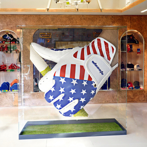 Fabricant en gros, logo personnalisé, OEM ODM, gants de sport en maille souple respirants, absorbant l'humidité, durables, imprimés, pour homme, en PU, pour la main gauche - Product Image 3