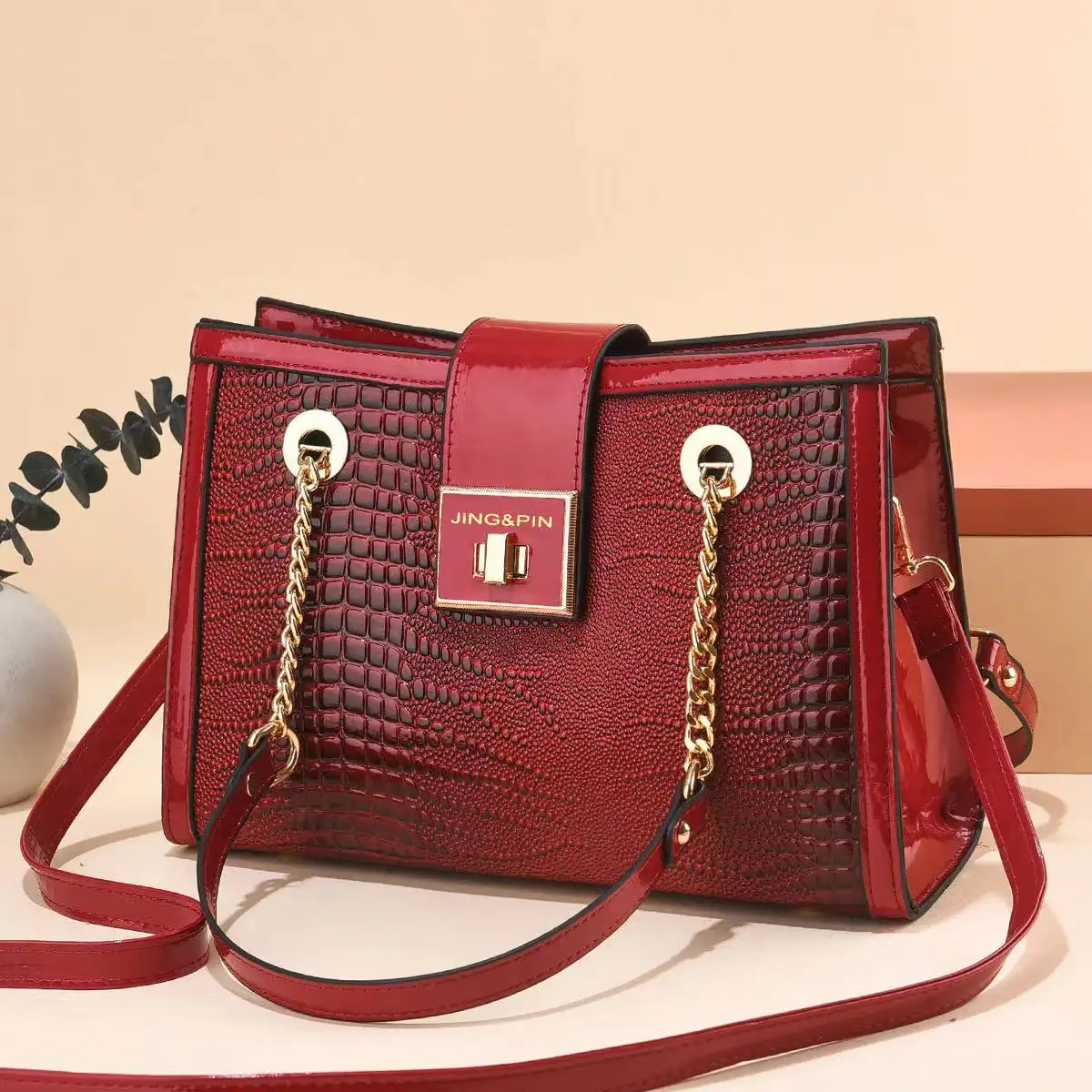 Hot Selling ladies hand bags large capacity square shape Ladies womens handbag bags for women