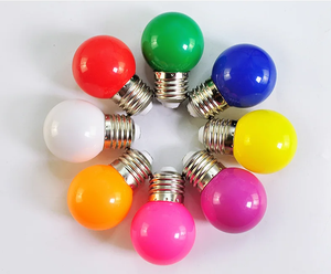 Weiße E27 Globus <span class=keywords><strong>LED</strong></span>-Glühbirne Spiralförmige Golfball-Nachtleuchte Mini 1,5W Innen- und Außendekoration - Product Image 2