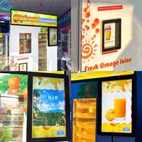 Máquina Expendedora de Jugo de Naranja Automática Personalizada de Fábrica, con Limpieza Automática, Monitoreo Remoto, Pantalla Táctil de 21.6 Pulgadas, Pago con Tarjeta de Crédito y Código QR