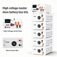 JKESS HV 80-1000V Master Slave BMS LiFePO4 Battery Box Kits Active Balance 100A 200A 300A CAN RS485 WIFI LCD DIY OEM IP54 CCS