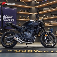 Système d'échappement complet pour moto Forsound Factory à prix de gros, silencieux SR GP-Spec, système slip-on complet pour MT-07 MT07 2014-2026