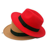 Extérieur Vintage Hommes Femmes Été Large Bord Panama Feutre Fedora Chapeaux Casquettes Bande Décorative Fedora Chapeau