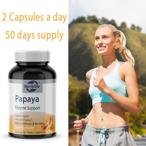Cápsulas de Enzimas de Papaya y Papaína OEM/ODM de Venta Caliente - 500mg 100 Píldoras, Apoyo Digestivo - Product Image 4