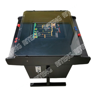 Console rétro en fer de 19 pouces, jeux de 60 en 1 à pièces, table d'arcade cocktail, machine de jeu de style rétro à vendre