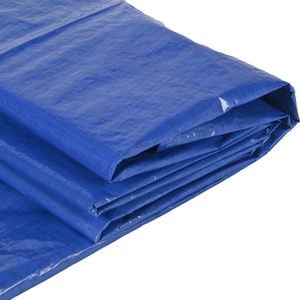 <span class=keywords><strong>Bâche</strong></span> de <span class=keywords><strong>remorque</strong></span> de voiture double bleue en PE recyclé transparente et économique - Product Image 1