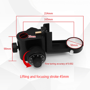 Support de <span class=keywords><strong>Microscope</strong></span> réglable SHL de 50mm de diamètre support de <span class=keywords><strong>Microscope</strong></span> vidéo à mise au point <span class=keywords><strong>fine</strong></span> - Product Image 5