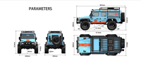 Nouvel Arrivage MJX H8H V2 FOC Brushless 1/8 Véhicule Professionnel 8 Canaux avec Lumières Simulées, Application Sans Fil et Verrouillage, Crawler RC