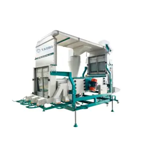 Limpador de gergelim fino para uso agrícola, máquina de limpeza de sementes de chia, máquina de processamento de feijão mungo