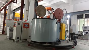 Новая энергосберегающая электрическая ротационная печь для термообработки и плавки металлов с двумя камерами, 380В - Product Image 3