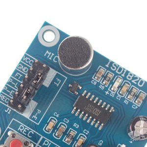 Module d'enregistrement vocal ISD1820, module vocal, carte de module téléphonique avec microphones + haut-parleur 0,5W 8R - Product Image 5