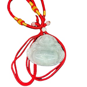 <span class=keywords><strong>Collier</strong></span> de déclaration de bijoux fins de luxe avec pendentif <span class=keywords><strong>bouddha</strong></span> en jade Pendentif de déclaration de luxe à la mode et breloques - Product Image 1