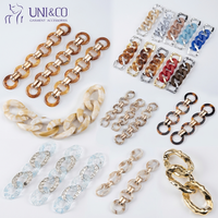 Maßgefertigte Harz-Kette für Bademode Bikini-Zubehör Gold/Roségold/Silber Kunststoff-Gliederkette