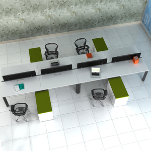 <span class=keywords><strong>2025</strong></span> GRE mới nhất thiết kế hiện đại bảng điều khiển hàng đầu khung nhôm máy tính máy tính xách tay bàn đồ nội thất văn phòng cho 8 người Máy Trạm - Product Image 1