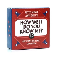 Charades, jeu de cartes personnalisé en papier carré, tout en anglais, vérité ou défi, jeu de couple pour la famille