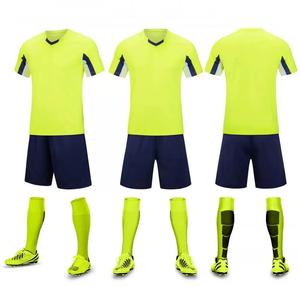 Camiseta de Entrenamiento de Fútbol Lisa al por Mayor, Nuevo Diseño, Logotipo Personalizado, Secado Rápido, Ligera, Antibacteriana, Uniforme de Fútbol Corto - Product Image 4