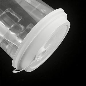 Vasos Desechables Transparentes de PP de Pared Simple de 90 mm para Té de Burbujas, Té con Leche, Jugos de Frutas y Bebidas Frías - Product Image 3