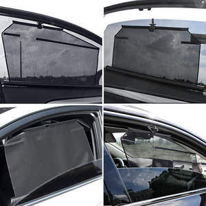 Automatic Retractable Car Sunshade Side <b>Window</b> Blackout Cloth Roller Blind Heat Insulation Sun Protection - Product Image 4