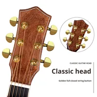 41-Inch 6-Steel-Strings Glossy-Finish Maple Neck Basswood Body Rosewood Fretboard Beginner-Professional Acoustic Guitar