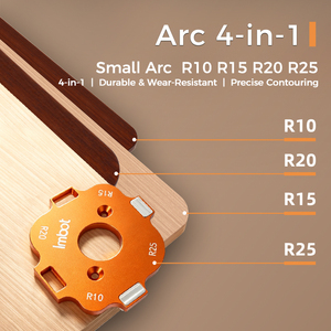Round Corner Fillet <strong>Template</strong> R10-R50 Aluminum Alloy Trimming Machine Wardrobe Cabinet <strong>Cutting</strong> Imbot - Product Image 4