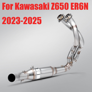 Para <span class=keywords><strong>Kawasaki</strong></span> Z650 <span class=keywords><strong>Ninja</strong></span> 650 Ninja650 ER6N Versys 650 2023 - 2025 Sistema de Escape de Motocicleta Silenciador Slip-On de 51mm - Product Image 6