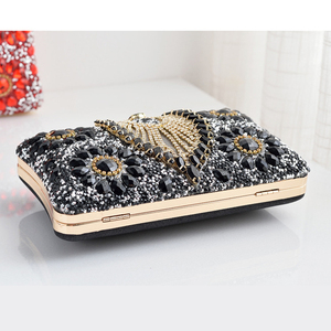 Nuova Borsa di Lusso dal Design Elegante, Pochette Dorata alla Moda per Donne, Clutch con Motivo a Rombi e Borse <span class=keywords><strong>da</strong></span> <span class=keywords><strong>Sera</strong></span> per Signore - Product Image 5