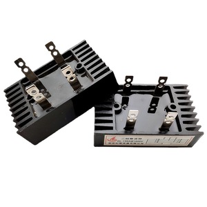 QL 100A 1600V Silicon Bridge <b>Rectifier</b> With Heat Sink For Single Phase Generator - Product Image 4