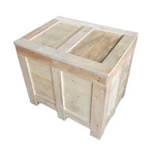 Cheap Wood Shipping Crates For Transporting Machinery Parts High Quality Multipurpose Timber Shipping Box