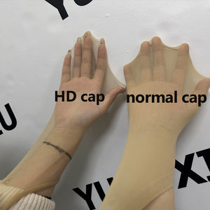 Logo OEM personnalisé Hd bonnet de bas transparent pour perruques Invisible transparent Super HD Ultra mince peau HD bonnet de perruque - Product Image 5