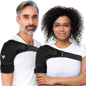 Support d'épaule unisexe réglable et respirant pour thérapie chaude et froide, avec fonction de refroidissement et de chauffage, pour soulager la douleur – Taille universelle – Nouveauté usine Bingyuan - Product Image 1