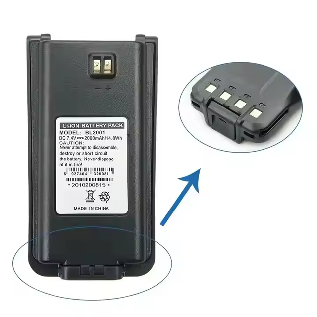 BL2001 1300mAh Replacement Battery for TC-626 TC-610 TC-618 TC-610S TC-610P TC-620 Walkie Talkie 7.4v Model in Stock