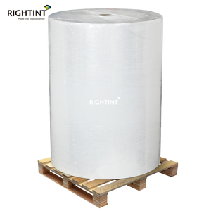 60Mic flexography ม้วนพิมพ์ไวนิลสีขาวมันวาวฉลากเปล่าม้วนจัมโบ้สำหรับการพิมพ์แบบยืดหยุ่น - Product Image 3