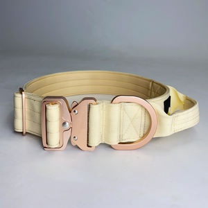 Yumuşak yastıklı ve saplı dayanıklı özel çakmak alüminyum Metal toka kişiselleştirilmiş yaka savaş naylon köpek tasması - Product Image 4