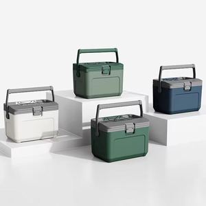 กล่องเก็บความเย็นสำหรับแคมป์ปิ้งปิกนิกกลางแจ้ง PE/PP ขนาด 16QT คุณภาพสูง ราคาประหยัด พกพาสะดวก สำหรับเก็บอาหารและกระป๋อง - Product Image 6