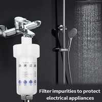 Pomme de douche anti-poussière, filtre à eau, filtre en coton PP purificateur, épilation du métal lourd pour la santé à la maison
