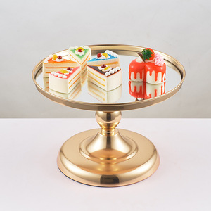 Venta caliente lujoso moderno soporte <span class=keywords><strong>de</strong></span> pastel <span class=keywords><strong>de</strong></span> <span class=keywords><strong>arte</strong></span> del hierro con placa <span class=keywords><strong>de</strong></span> espejo para fiestas <span class=keywords><strong>de</strong></span> cumpleaños bodas y eventos Decoración <span class=keywords><strong>de</strong></span> <span class=keywords><strong>mesa</strong></span> - Product Image 3