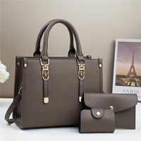 Bolsos de Mano Grandes de PU para Mujer, Elegantes y de Lujo, con Cierre de Cremallera, Dos Asas, Modernos, para Otoño, para Ir al Trabajo, Portátiles, de IStapromo Gifts