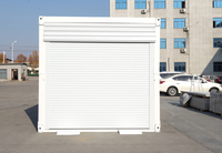 Maison conteneur mobile moderne méditerranéenne pliable de 20 pieds, certifiée CE, garantie 3 ans, assemblage rapide, acier coloré, multi-usages
