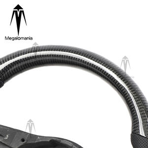 Volante de Fibra de Carbono LED para <span class=keywords><strong>Jaguar</strong></span> <span class=keywords><strong>E</strong></span>-PACE XE XEL XFL XJ F-<span class=keywords><strong>TYPE</strong></span> XF F-PACE Ftype - Product Image 3